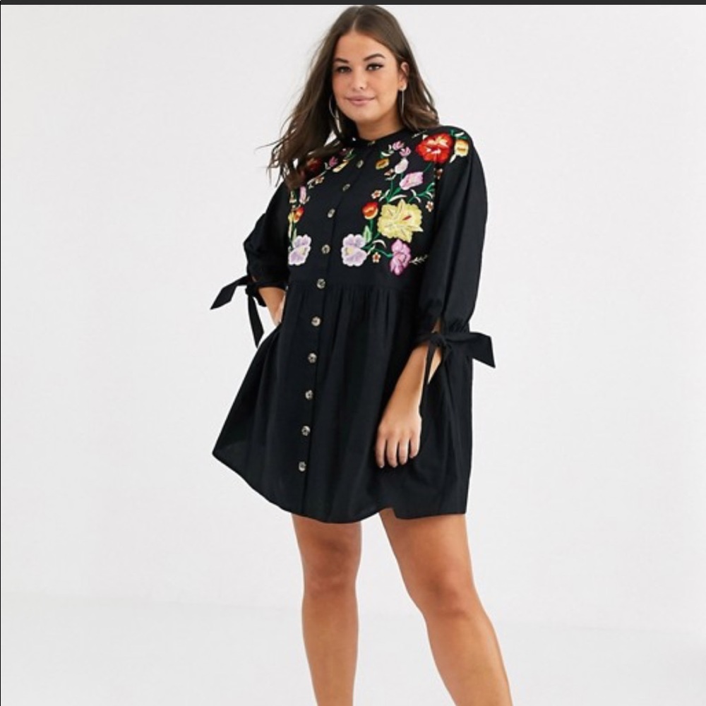 Floral Smock Dress